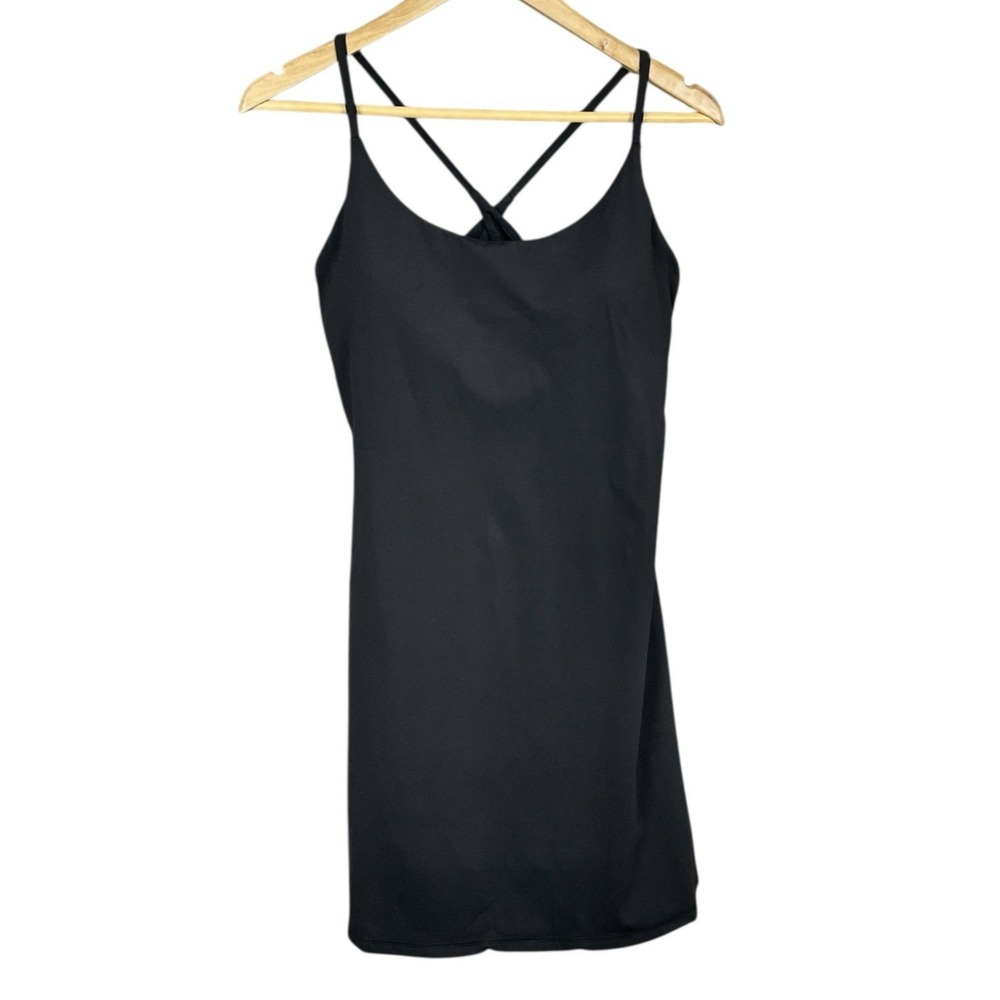 Halara SoftlyZero Plush Backless Active Dress Womens L Pocket Stretch Soft Cups - Picture 2 of 11